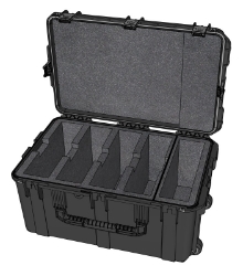 Cases2Go Shipping Case for (4) GETAC X600 Pro PCI Laptops