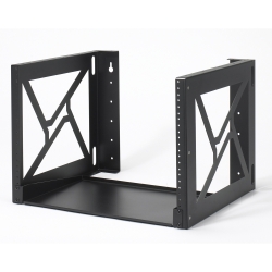 8U Wall Mount Rack server racks, server rack accessories, kendall howard, server rack wall bracket, server mount bracket, rackmount bracket, 18" Deep Wall / Desk / Ceiling Rackmount Brackets - 8U, 1915-3-001-08