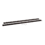22U LINIER® Wall Mount Vertical Rail Kit - Cage Nut server racks, server rack accessories, kendall howard, server rack wall mount kit, wall mount rail kit, server rack rail kit, 22U LINIER Wall Mount Vertical Rail Kit (Cage Nut), 3150-3-001-22