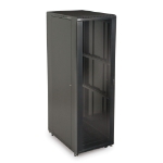 42U LINIER® Server Cabinet - Glass/Vented Doors - 36" Depth server racks, server rack accessories, kendall howard, server rack cabinet, vented server cabinet, server cabinet, Cabinet w/ Vented Rear Door + Glass Front Door - 42U (36" Depth), 3100-3-001-42