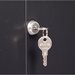 6U LINIER® Swing-Out Wall Mount Cabinet - Glass Door - RKH-3130-3-001-06