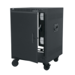 Middle Atlantic PTRK 14U Portable Rolling Rack w/ Locking Doors - 24.5" Deep form Cases2Go