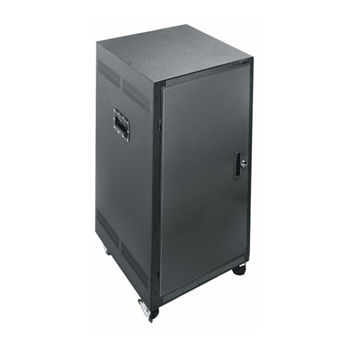 Middle Atlantic PTRK 21U Portable Rolling Rack w/ Locking Doors - 21.5" Deep from Cases2Go