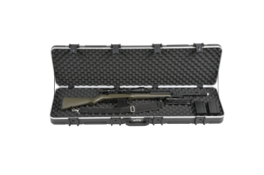 SKB 2SFR-5013 Double Rifle Case with Foam Interior and Black Exterior from Cases2Go (Image 1)