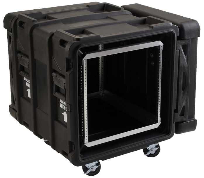 NSN 8145-01-665-0879 SKB 3SKB-R910U24 10U rolling shock rackmount case