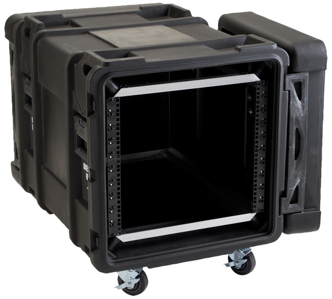 NSN 8145-01-578-4827 SKB 3SKB-R910U28 10U deep rolling shock rackmount case