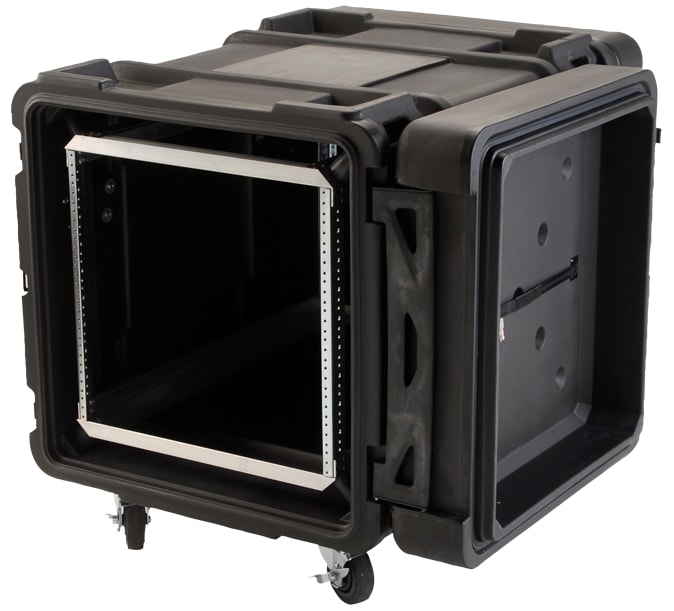 NSN 8145-01-606-6567 SKB 3SKB-R910U30 10U deep rolling shock rackmount case