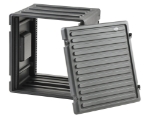1SKB-R12U | SKB 12U Rotomolded Rack skb cases, shipping cases, rackmount cases, 12u roto rack, rack mount case, rack cases, roto molded, roto rack, skb-r12u