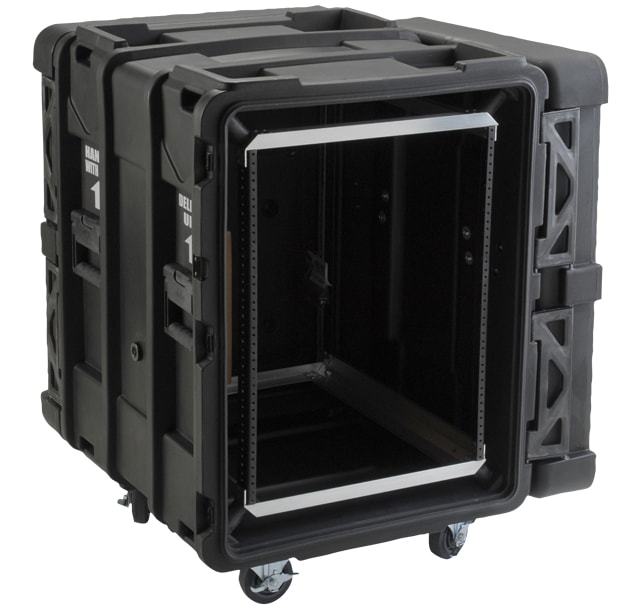 NSN 8145-01-656-3924 SKB 3SKB-R914U24 14U rolling shock rackmount case