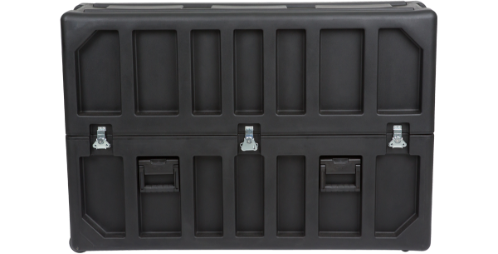 NSN 8145-01-608-3575 SKB 3SKB-4250 flat screen TV and monitor shipping case with foam interior and wheels