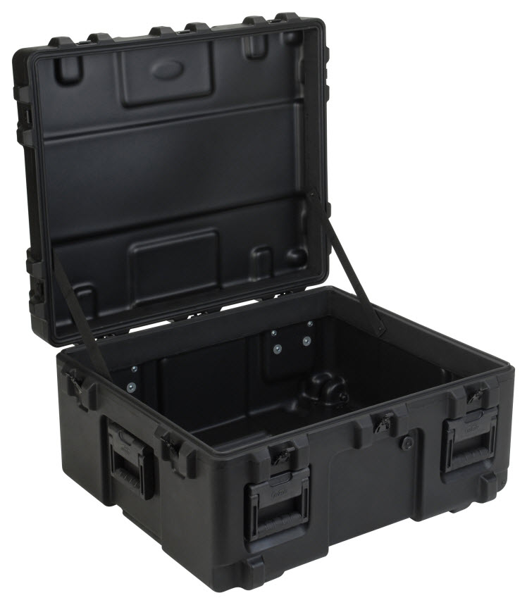 NSN 8145-01-669-1014 SKB 3R3025-15B-EW wheeled rotomolded protective case with empty interior