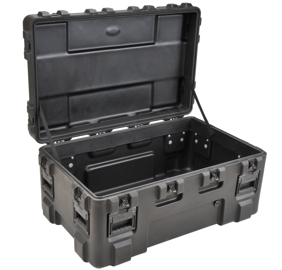 NSN 8145-20-008-6813 SKB 3R4024-18B-E rotomolded protective case with empty interior