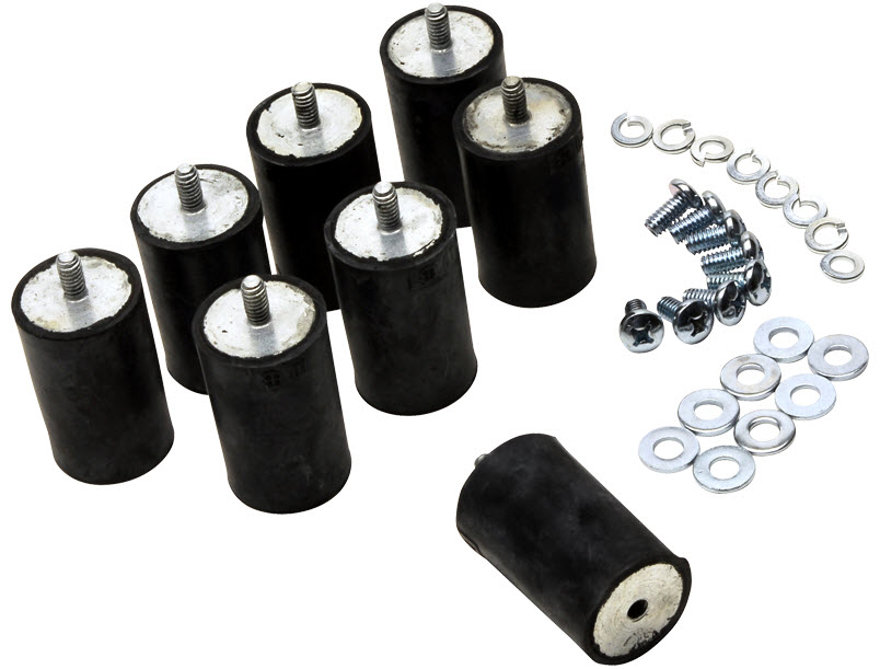 NSN 8145-01-662-6998 SKB 3SKB-SA set of eight shock absorbers for compatible 3RR and 3RS shock racks