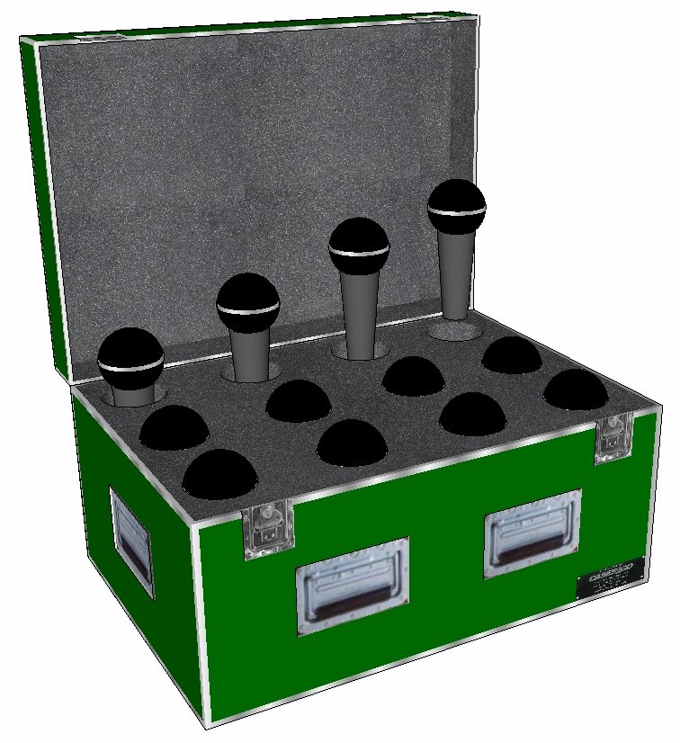 ANVIL ATA Case for 12 Microphones