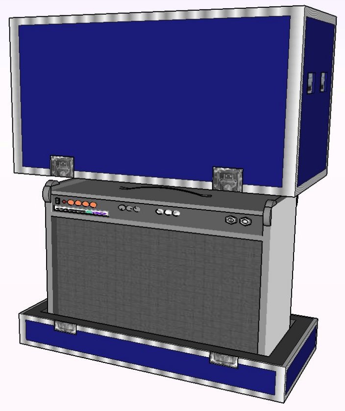 ANVIL 1/4" ATA Case for 212 AMP - Custom Configured