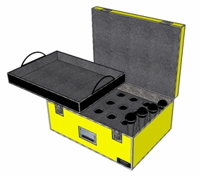 ANVIL ATA Case for 30 Microphones And Accy Tray