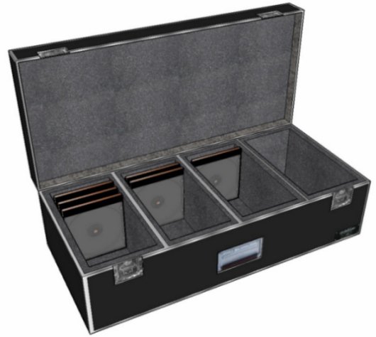 ANVIL DJ Case for CDS - 4 Rows / 12" Deep