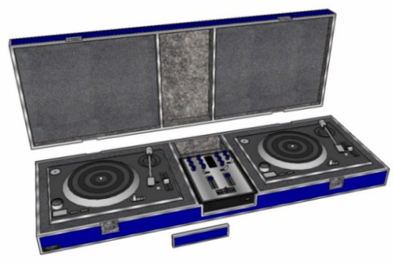 ANVIL DJ Case for 10U Rackmount Mixer / 2 Turntables