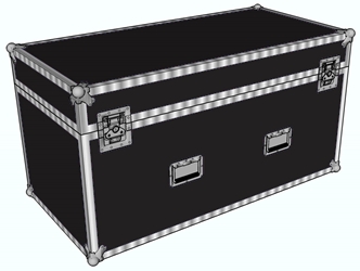 ANVIL 1/4" ATA Extra Large Double Trap Case