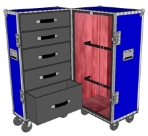ANVIL ATA Steamer Trunk - Carpet Lined